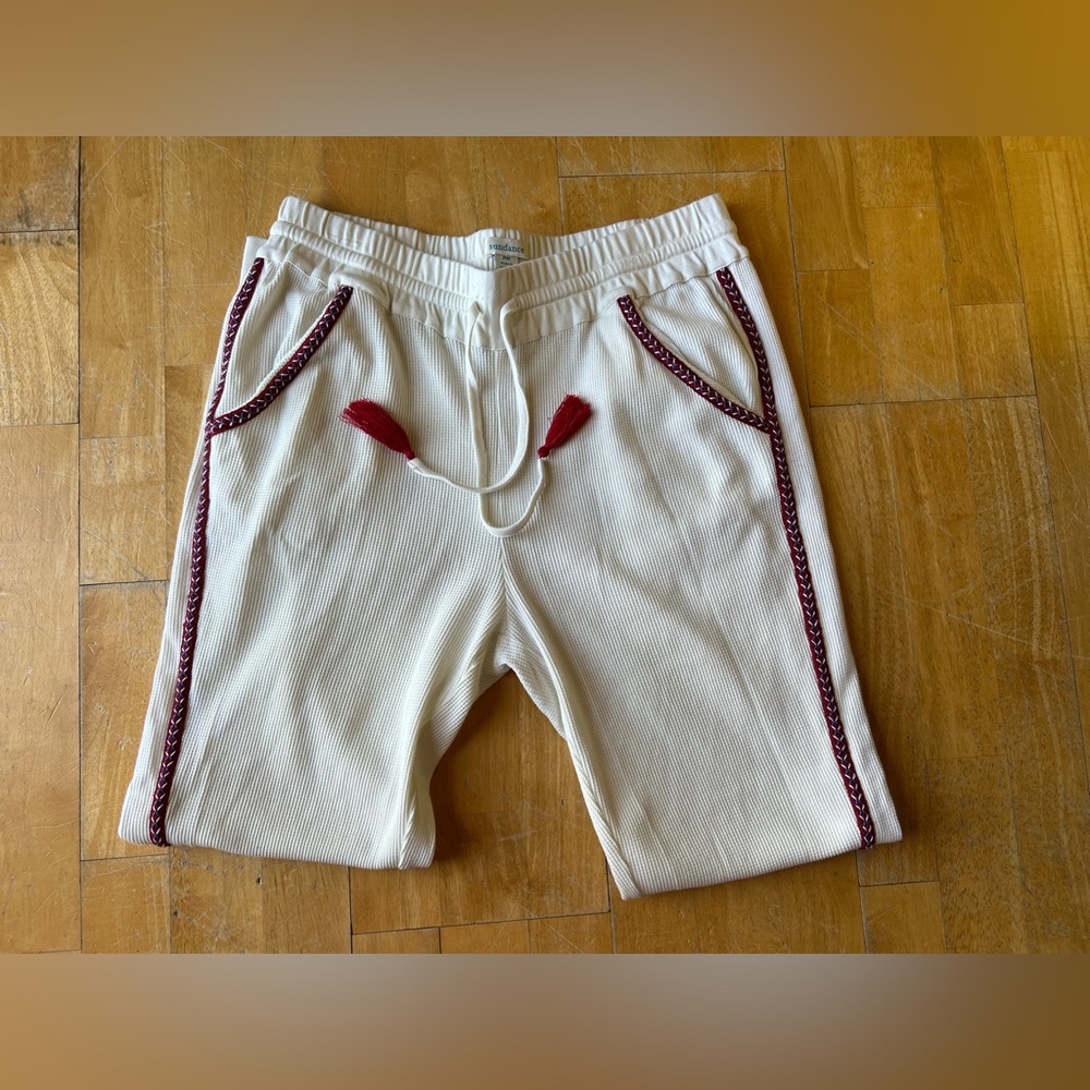Sundance Cream Joggers 100 percent Cotton - Picture 2 of 13